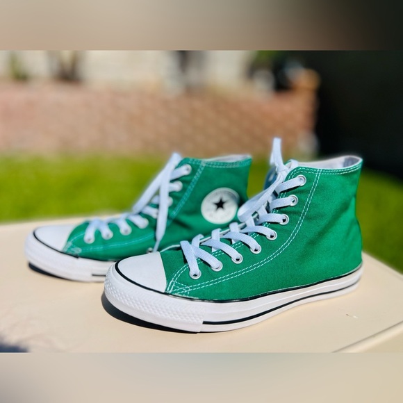 Converse Chuck Taylor All Star Hi Sneaker Amazon Green mens 8.0 women’s 10 - Picture 1 of 11